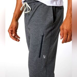 Vuori Sunday Performance Running Gym Jogger Pants Mens Heather Grey size Small